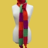 Schal Wickelschal Strickmode schmal lang bunt unisex modern