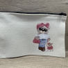Schminktäschchen - Lady mit Hund - Geschenk für die kleine Dame
