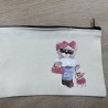 Schminktäschchen - Lady mit Hund - Geschenk für die kleine Dame