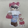 Schminktäschchen - Lady mit Hund - Geschenk für die kleine Dame