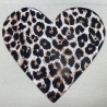 Schminktäschchen - Kosmetik - Stifte - Leopard Herz 