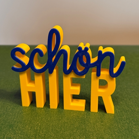 schön HIER – hochwertige Dekoration für die Wohnung (klein)