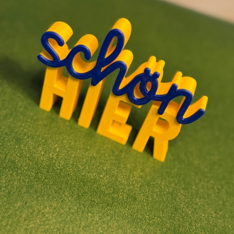 schön HIER – hochwertige Dekoration für die Wohnung (klein)