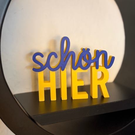schön HIER – hochwertige Dekoration für die Wohnung (klein)