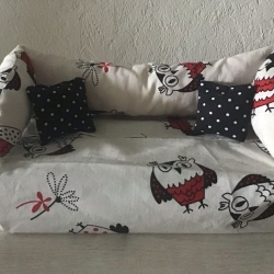 Deko-Sofa KosmetikboxSofa TaschentücherboxSofa - Eulen