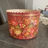 4 Backformen Osterkuchen Kulitsch, Kartonpapier, bunt