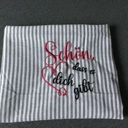 Geschirrtuch mit Spruch Geschenk Einzigartig - „Schön,dass es ..“