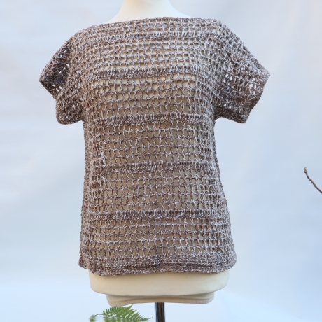 Häkelpullover gehäkelt Tunika Pulunder Mode Pulli Handarbeit