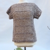 Häkelpullover gehäkelt Tunika Pulunder Mode Pulli Handarbeit