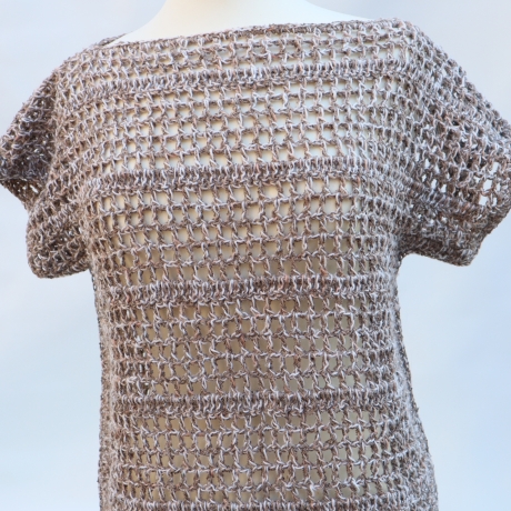 Häkelpullover gehäkelt Tunika Pulunder Mode Pulli Handarbeit