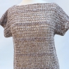 Häkelpullover gehäkelt Tunika Pulunder Mode Pulli Handarbeit