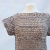 Häkelpullover gehäkelt Tunika Pulunder Mode Pulli Handarbeit