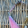 Lesezeichen - Acryl - Herzen - pink rot rosa