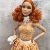 Handgehäkeltes Outfit für 11,5-Zoll-Modepuppen (Barbie, Steffi)