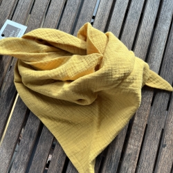 Dreieckstuch aus Musselin zum Knoten - Schal - Halstuch