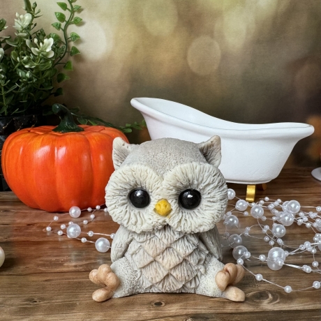 Seife Eule im Neu Farbe Herbst