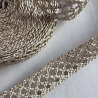 Taschenband geflochten 40 mm natur Gurtband 