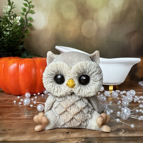 Seife Eule im Neu Farbe Herbst