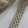 Taschenband geflochten 40 mm natur Gurtband 