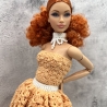 Handgehäkeltes Outfit für 11,5-Zoll-Modepuppen (Barbie, Steffi)