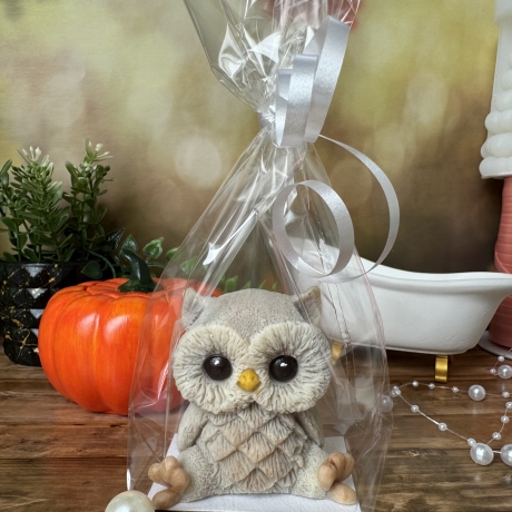 Seife Eule im Neu Farbe Herbst
