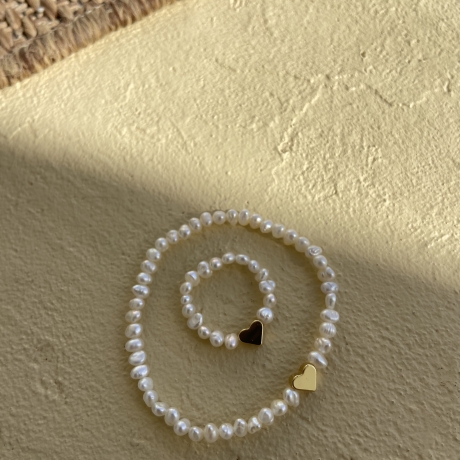 Perlenarmband „Corazón“ 