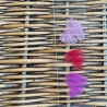 Lesezeichen - Acryl - Herzen - pink rot rosa - Valentinstag