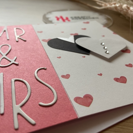 Mr & Mrs - Hochzeitskarte
