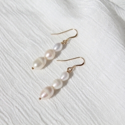 Marigria Jewelry - Perlen-Ohrhänger „Três“ Marigria Jewelry - Perlen-Ohrhänger „Três“