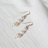 Marigria Jewelry - Perlen-Ohrhänger „Três“