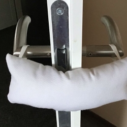 Türstopper Windstopper Türschutz - Uni Weiß