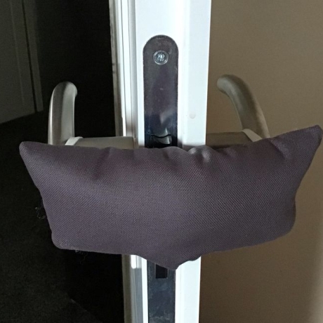 Türstopper Windstopper Türschutz - Uni steingrau