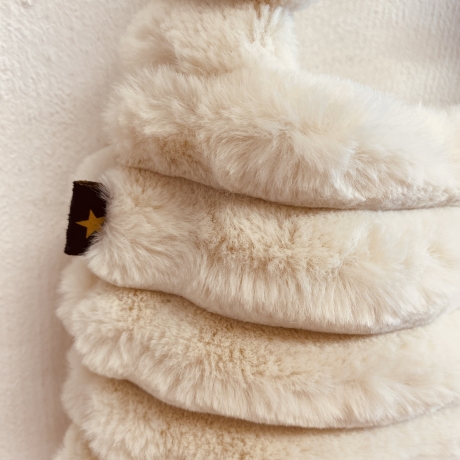 Handmade kuschelweiche Tasche in beige weich kuschelig Handtasche