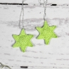 2er oder 5er Set gehäkelte Sterne zum Aufhängen ~ Weihnachten