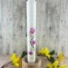Stabkerzen mit Blumenrankenmotiven & Jahreszahl