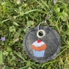 Schlüsselanhänger Filz Cupcake Muffin