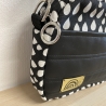 Handmade Crossbodybag Tasche schwarz weiß Regentropfen kaufen