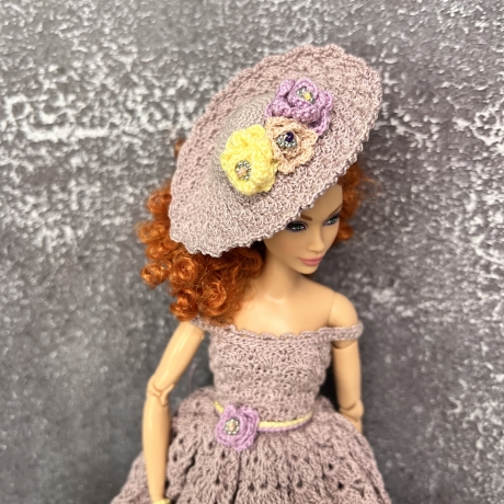 Puppenkleid und Zubehör für 1:6 Puppen (Barbie, Steffi)