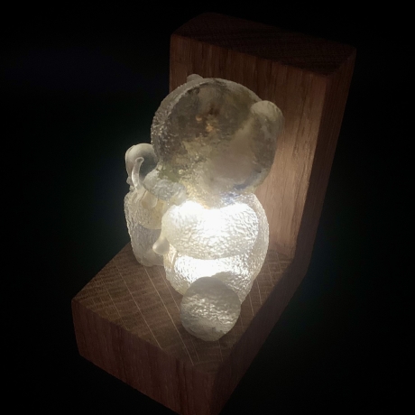 Zuckersüßes Bärchen - Nachtlicht Teddy Teddybär Schlummerlicht
