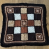 Gehäkelte Granny Square Kniedecke- Kinderdecke -8 -