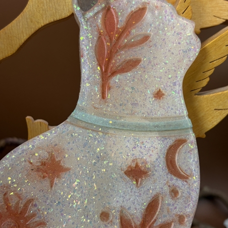 Handmade Wandteelichthalter in Katzenform Neu Resin 