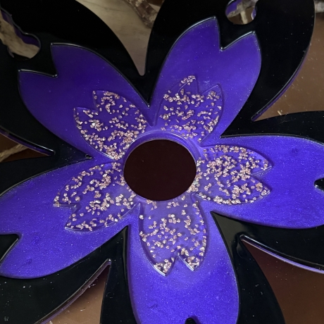 Sekt/Weinflaschenhalter Neu Platz für 5 Gläser Handmade 