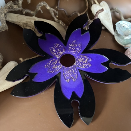 Sekt/Weinflaschenhalter Neu Platz für 5 Gläser Handmade 