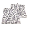 Topflappen Katzenköpfe 2er Set – Bunte Baumwolle Geschenk 