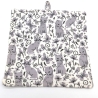 Topflappen Katzenköpfe 2er Set – Bunte Baumwolle Geschenk 