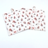 Topflappen Rosen 2er Set Baumwolle 19x19 Katzen und Blumen