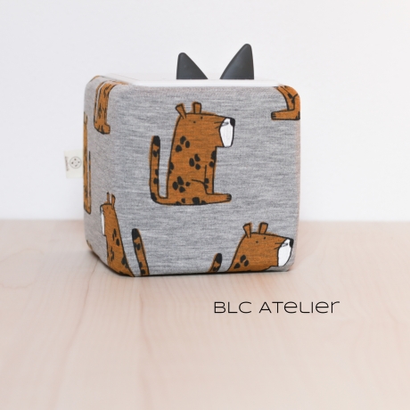 JERSEY Bezug Leopard, passend für Toniebox
