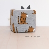 JERSEY Bezug Leopard, passend für Toniebox