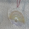 Taschenanhänger oder Deko - Pastell Regenbogen - rund 4,5 cm