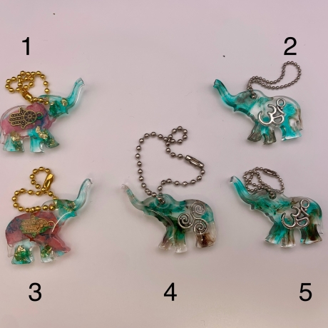 Kleiner indischer Elefant - Schlüsselanhänger, Glücksbringer